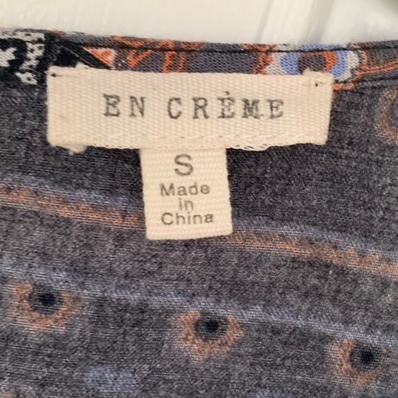 •En Crème• Boho Long Sleeve Floral Romper - Small - Picture 2 of 9